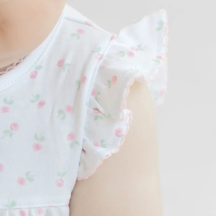 Magnolia Baby Juliette's Classics Printed Flutters Bubble-Pink