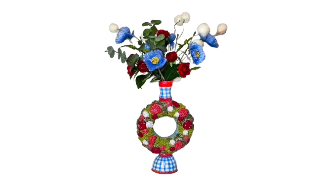 Marlee Davis, Rose Wreath Vase
