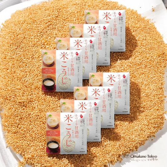 Marukome Plus Koji Rice Koji for Amazake 8 Packs