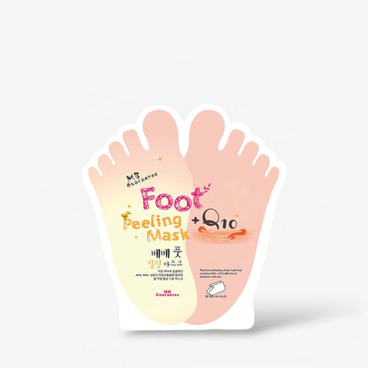 MB Guarantee Foot Peeling + Q10 Mask قناع تقشير القدمين ضمان MB + Q10 - Princess Cosmetics Qatar