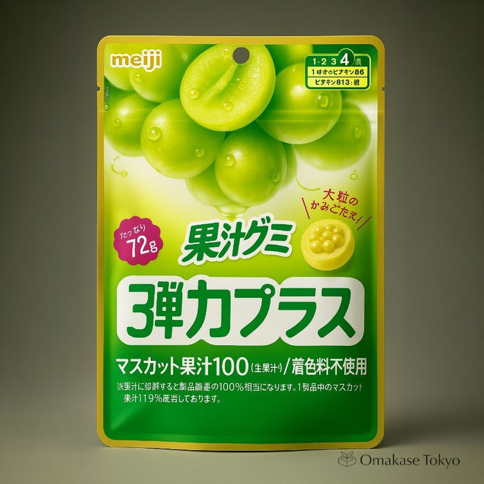 Meiji Fruit Gummies Highly Elastic