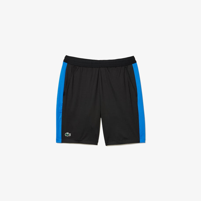 Men's Lacoste Tennis x Daniil Medvedev Regular Fit Shorts  Black / Blue