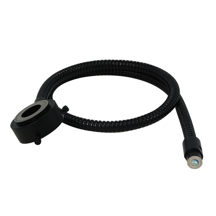 Microscope Fiber Optic Ring Light Guide Cable Diameter 34mm, Length 1000mm, SKU ML26911101, three quarter front view