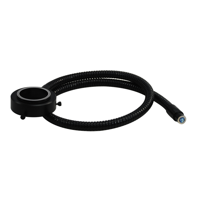 Microscope Fiber Optic Ring Light Guide Cable Diameter 58mm, Length 1000mm, SKU ML26913101, three quarter front view