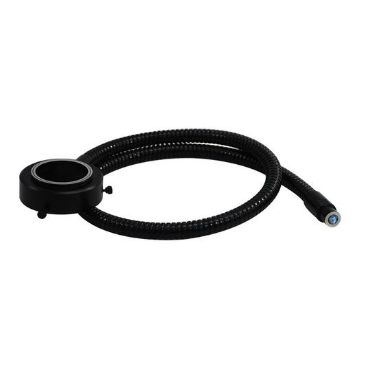 Microscope Fiber Optic Ring Light Guide Cable Diameter 58mm, Length 1000mm, SKU ML26913101, three quarter front view