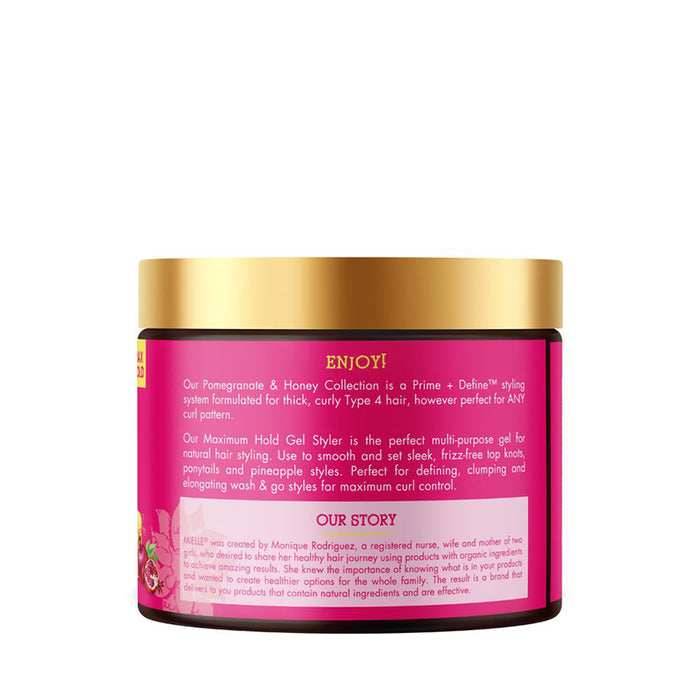 MIELLE Pomegranate & Honey Maximum Hold Gel Styler 16oz