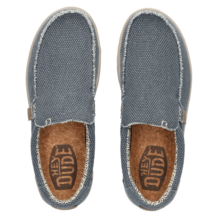Mikka Braided Heren Instappers Deep Blue