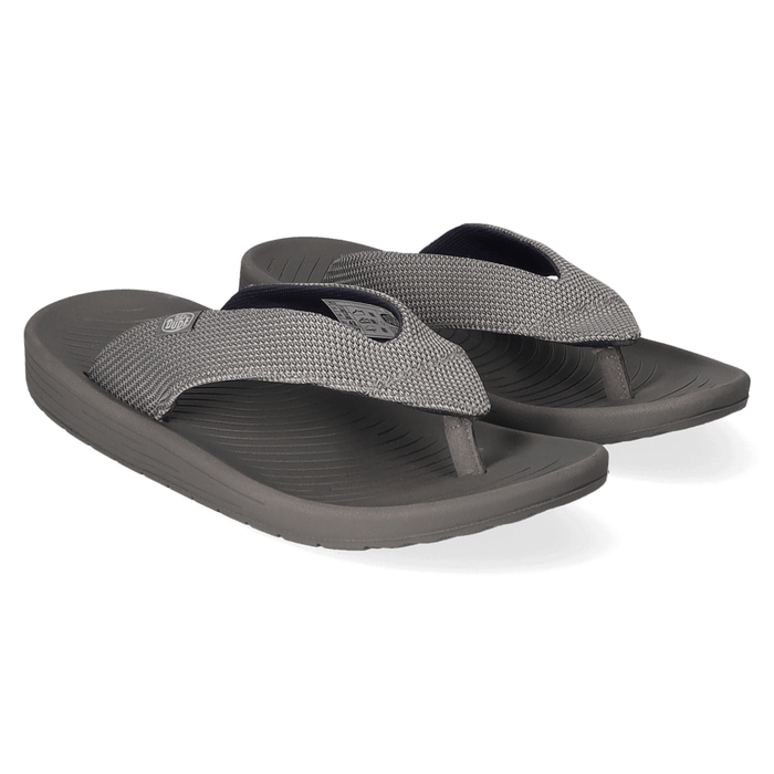 Milo Heren Slippers Grey