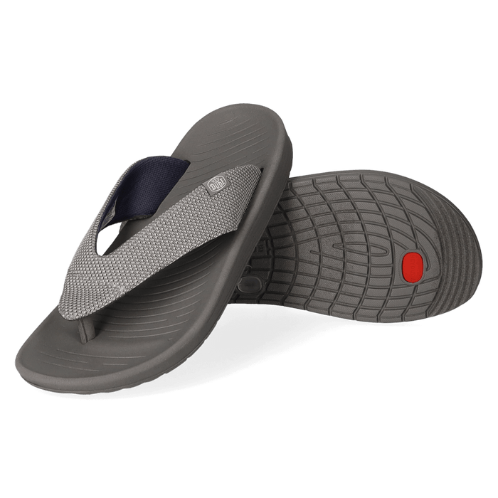 Milo Heren Slippers Grey
