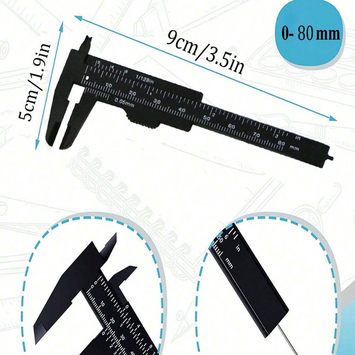 Mini Eyebrow Measuring Ruler