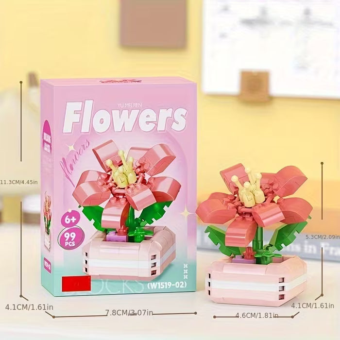 Mini Flower Building Blocks