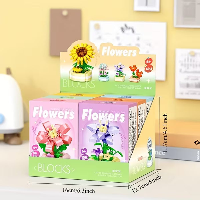Mini Flower Building Blocks