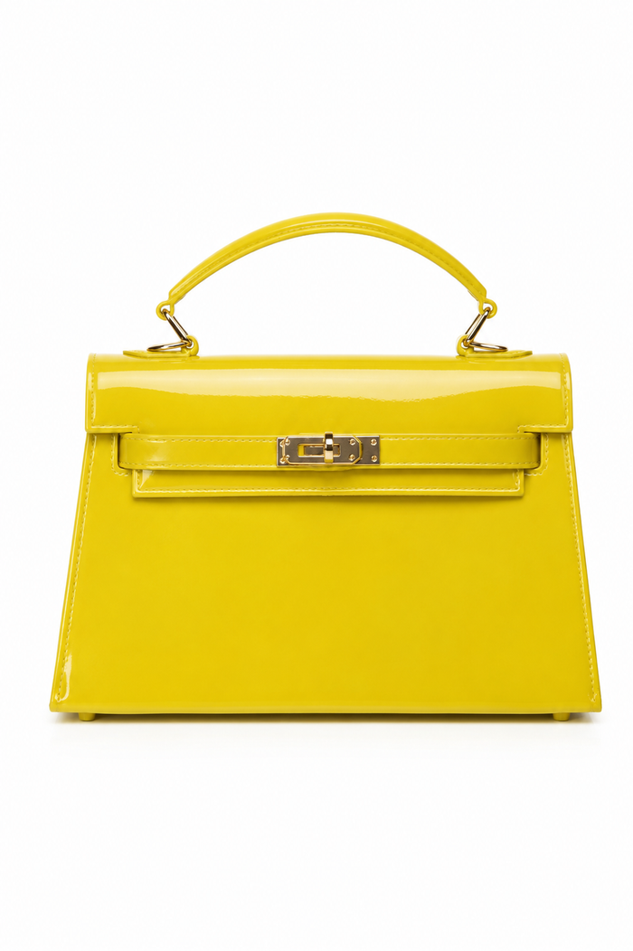 Mini Kelly Candy Gialla GLM Couture