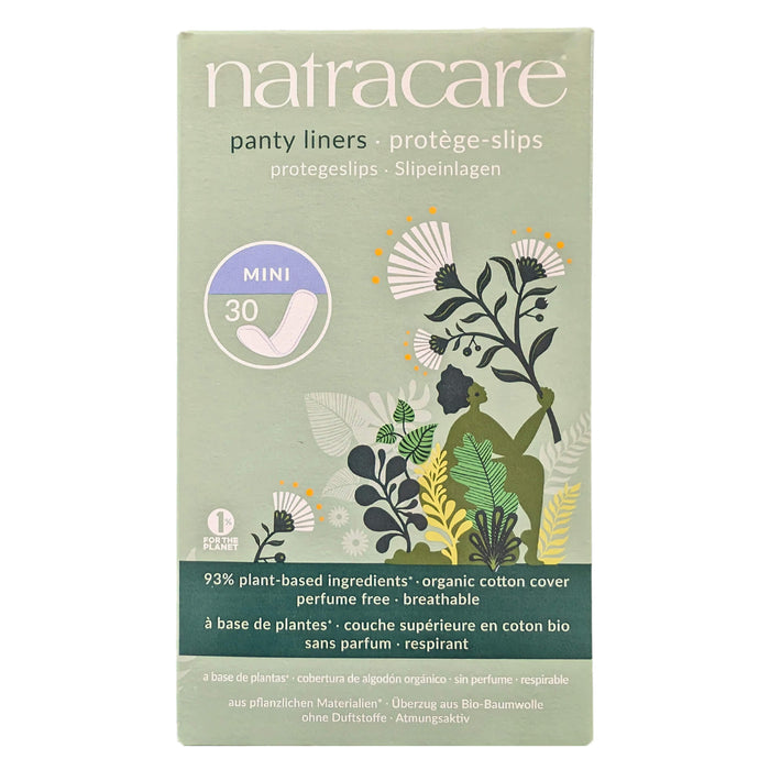 Package of Natracare Mini Panty Liner 20-Pack
