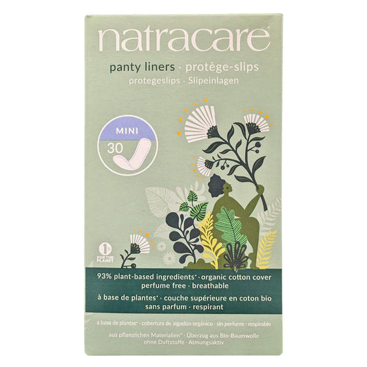 Package of Natracare Mini Panty Liner 20-Pack