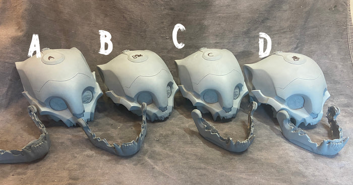 MISCAST SPACE CAT HELMET BLANK KIT- READY TO SHIP- DISCOUNTED