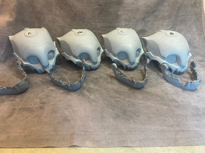 MISCAST SPACE CAT HELMET BLANK KIT- READY TO SHIP- DISCOUNTED