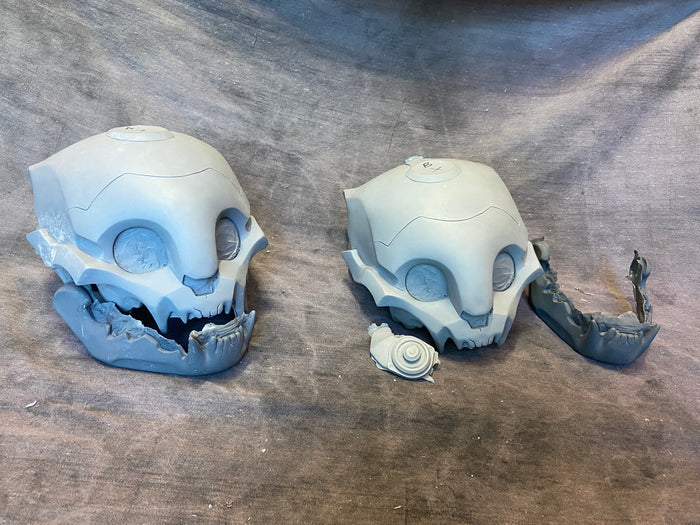 MISCAST SPACE CAT HELMET BLANK KIT- READY TO SHIP- DISCOUNTED