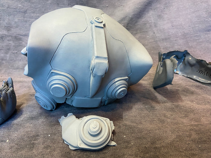 MISCAST SPACE CAT HELMET BLANK KIT- READY TO SHIP- DISCOUNTED