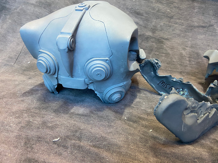 MISCAST SPACE CAT HELMET BLANK KIT- READY TO SHIP- DISCOUNTED