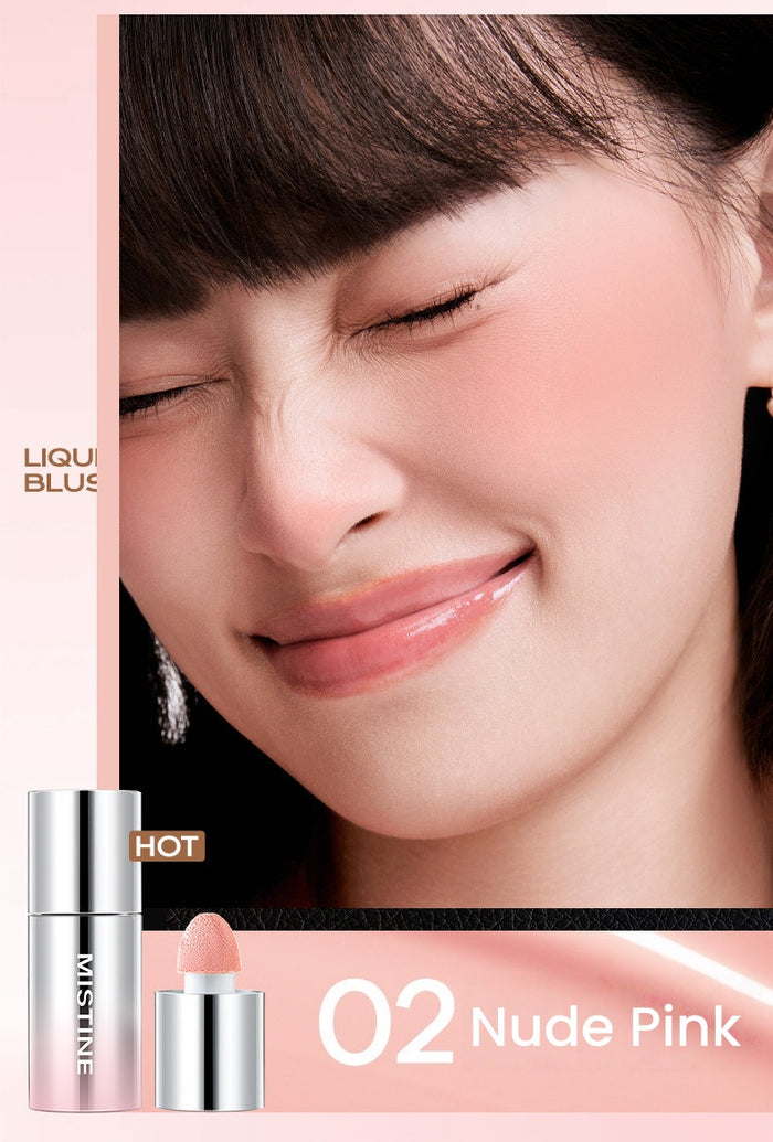 MISTINE Thai Milk Coffee Water-Velvet Liquid Blusher T5591