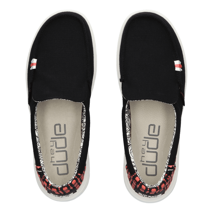 Misty Rise Dames Instappers Black Palm