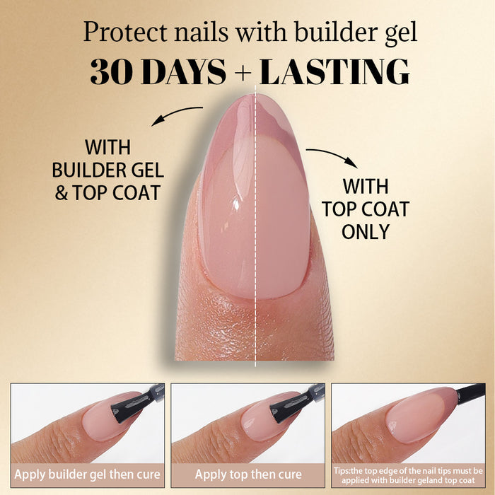 Mocha Nude French Tips | Short Square | ProTips