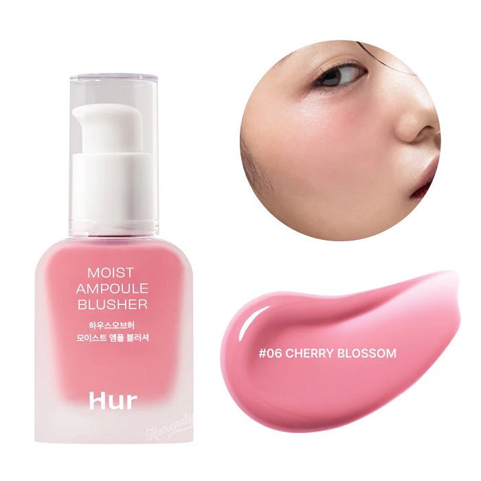 MOIST AMPOULE BLUSHER CHERRY BLOSSOM - Blush Lichid Hidratant - skinseen.ro