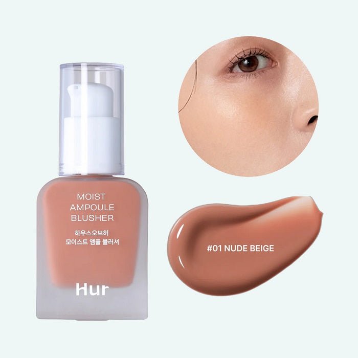MOIST AMPOULE BLUSHER NUDE BEIGE - Blush Lichid Hidratant - skinseen.ro