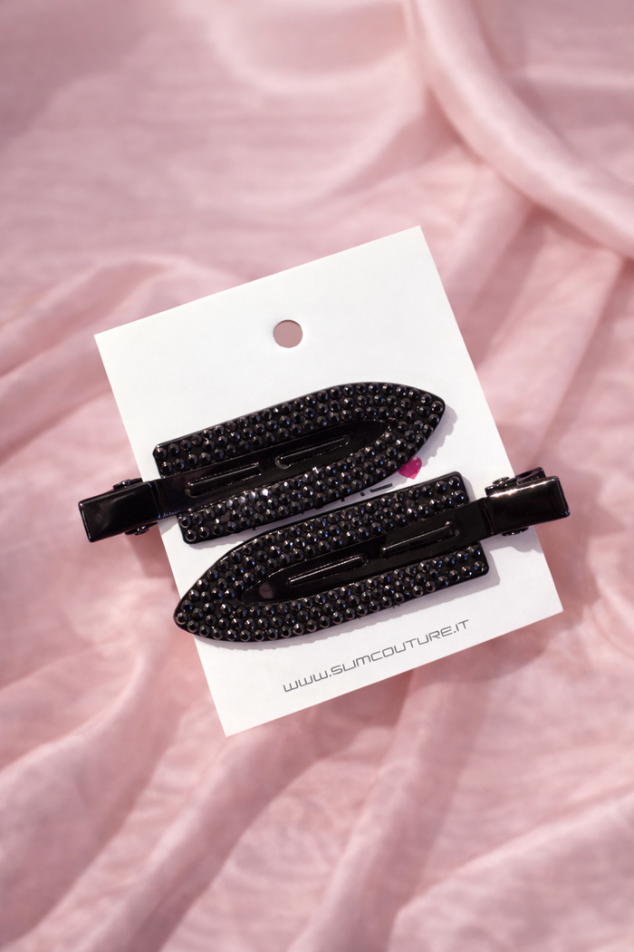 Molletta Strass Black