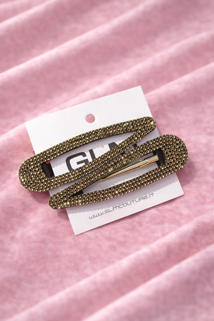 Molletta Strass Oro