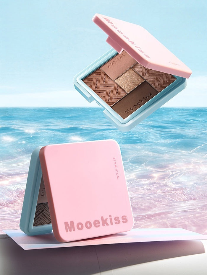 MOOEKISS Pink Blue Collectio 5-color Eyeshadow Palette T5672