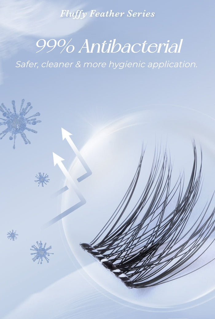 MR.WISH Fluffy Feather Collection Glue-free False Eyelashes T5677