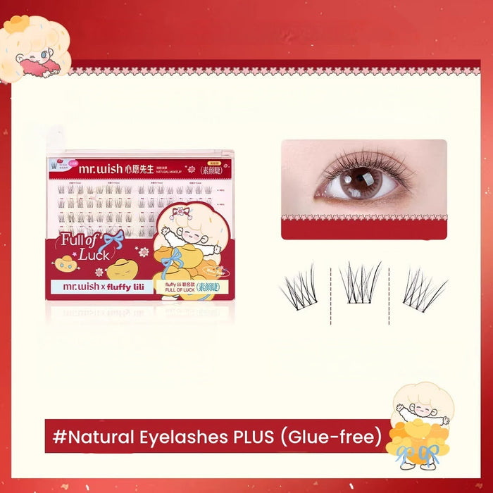 #Natural Eyelashes PLUS (Glue-free)