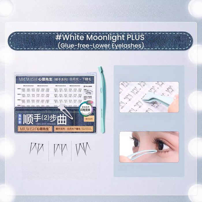 #White Moonlight PLUS (Glue-free-Lower Eyelashes)