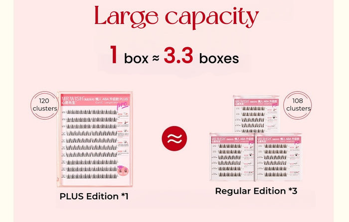 MR.WISH Plus Edition Large Capacity False Eyelashes T5679