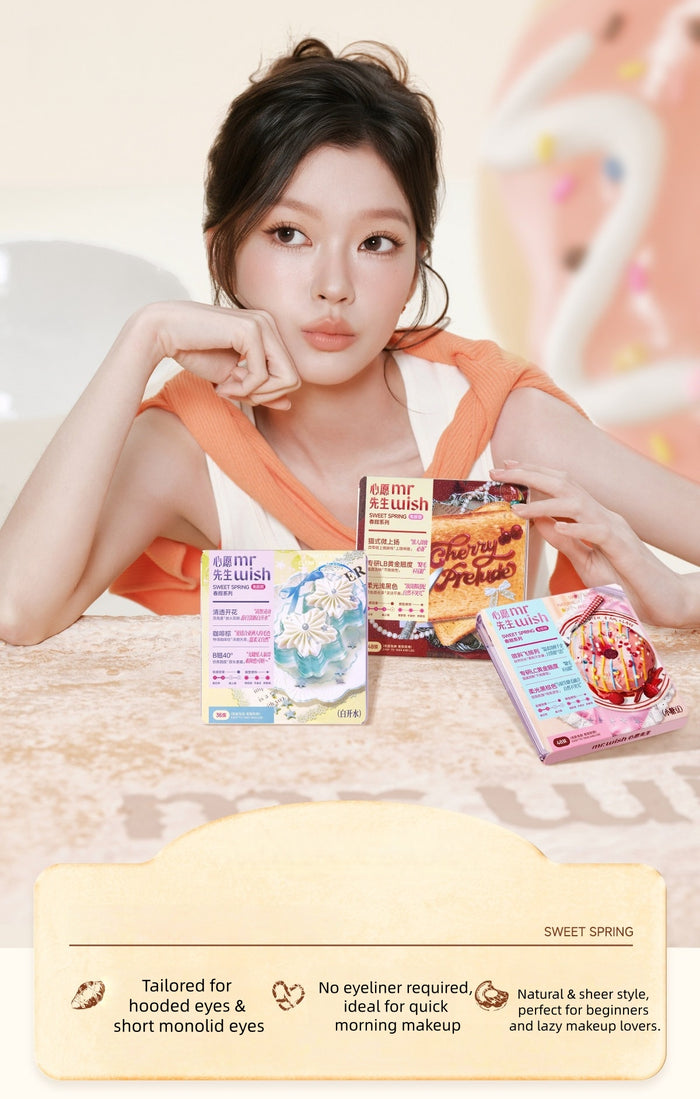 MR.WISH Sweet Spring Collection Natural Glue-free False Eyelashes T5753