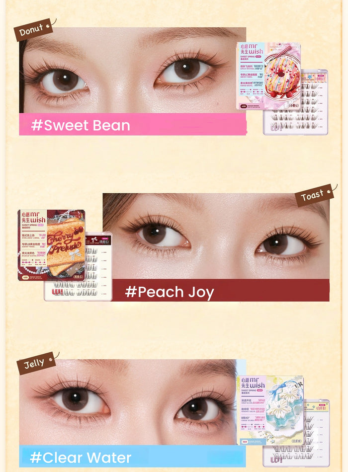MR.WISH Sweet Spring Collection Natural Glue-free False Eyelashes T5753