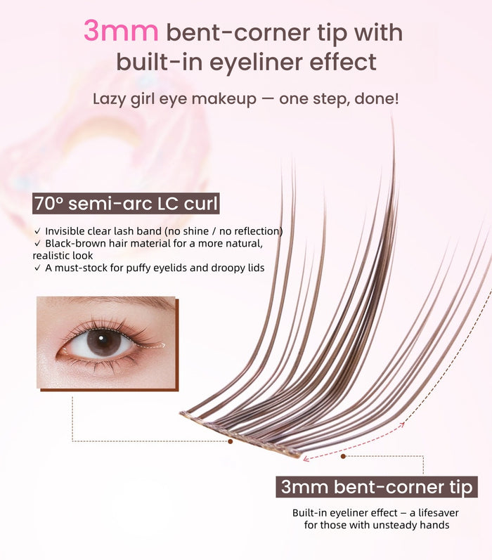 MR.WISH Sweet Spring Collection Natural Glue-free False Eyelashes T5753