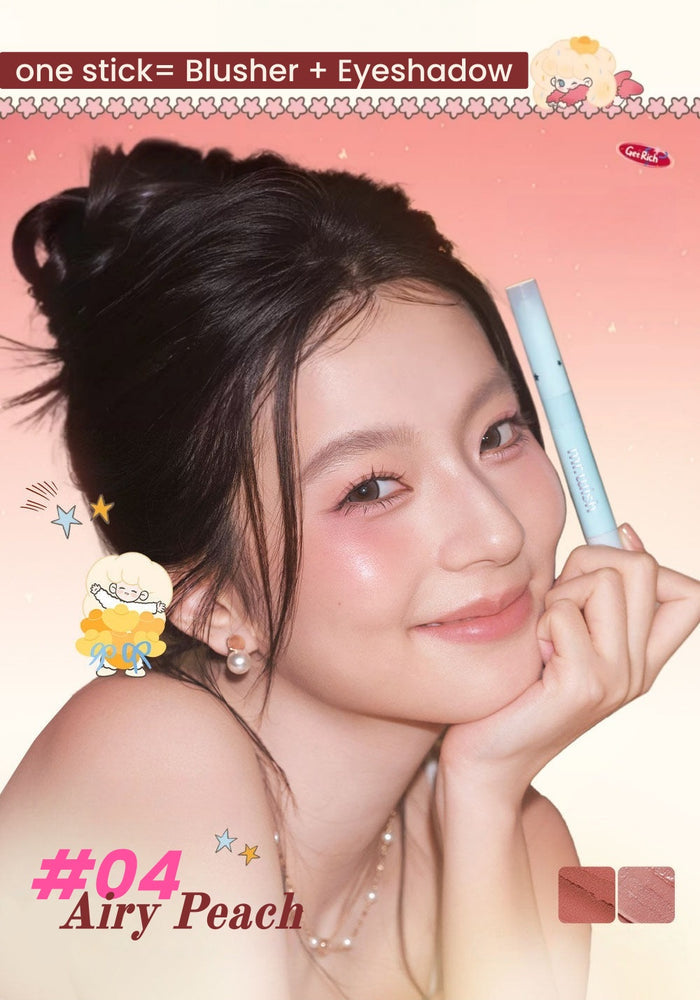MR.WISH X Fluffy Lili Double-head Blusher & Contour Makeup Stick T5737