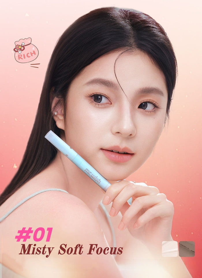 MR.WISH X Fluffy Lili Double-head Blusher & Contour Makeup Stick T5737