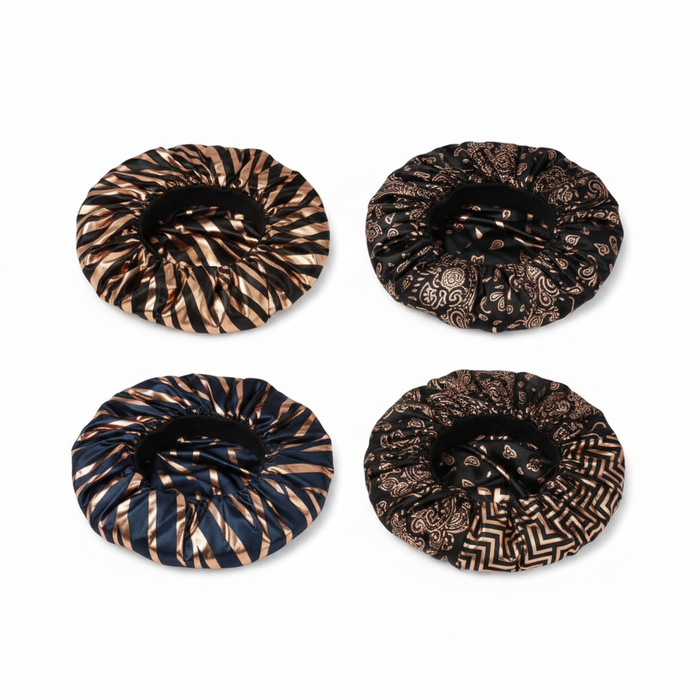 Ms. Remi Gilt Silky Satin Bonnet X-Large, 1  Count, Assorted Patterns