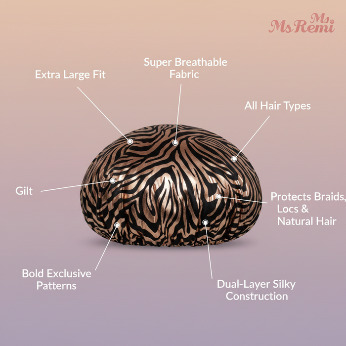 Ms. Remi Gilt Silky Satin Bonnet X-Large, 1  Count, Assorted Patterns