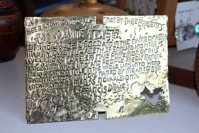 Mystery of the Plate of Brass with foil Replica by Edward Von der Porten and James M. Spitze