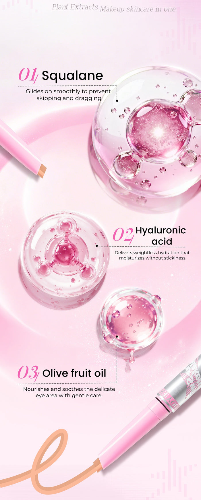 NEIYOU Long-wear Moist Double-head Eyeshadow Stick T5814