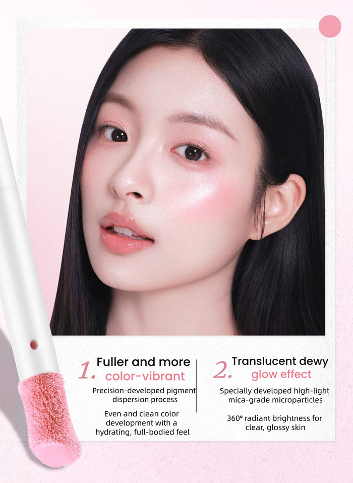 NEIYOU Long-wear Moist Glossy Liquid Blusher T5821