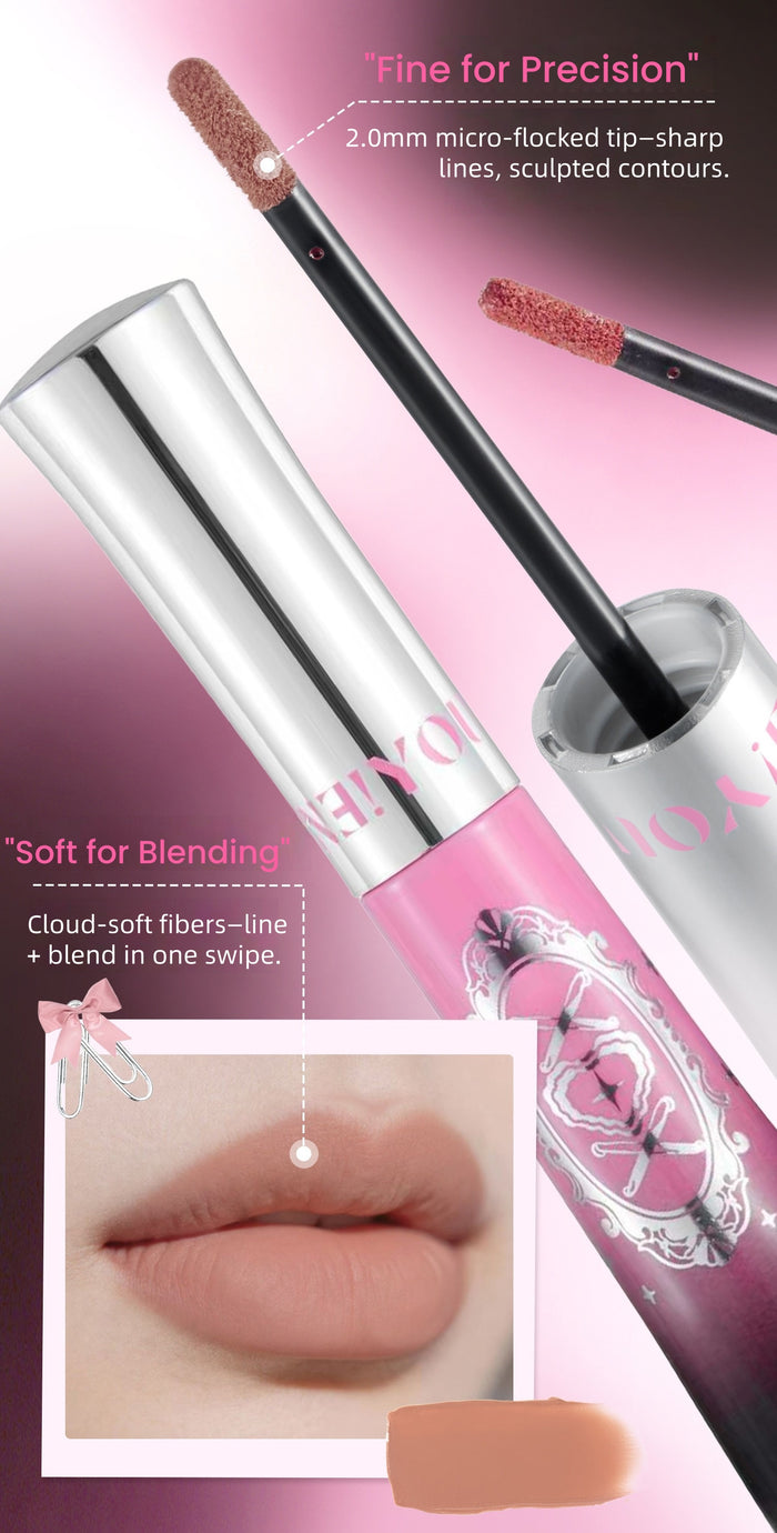 NEIYOU Waterproof Double-head Liquid Lip Liner T5813