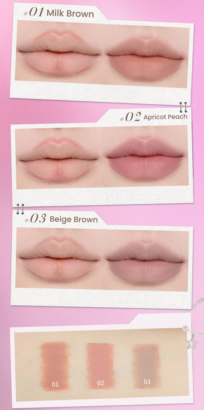 NEIYOU Waterproof Double-head Liquid Lip Liner T5813