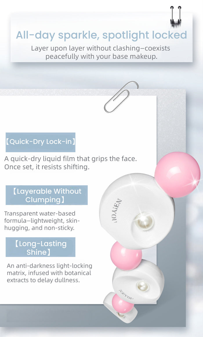 NEIYOU Waterproof Pearlescent Shimmer Shiny Highlighter Liquid T5812
