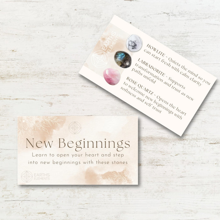 New Beginnings - Intention Bracelet Set - 8mm